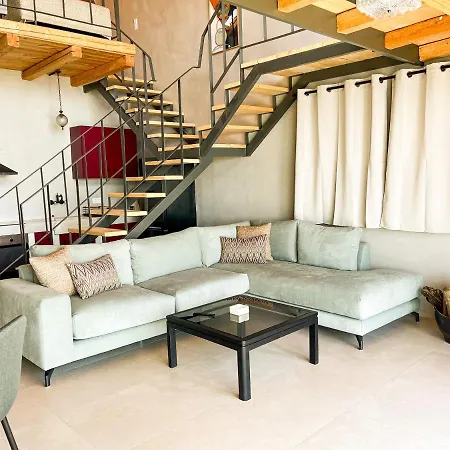 Villa Modern Stone With Swimming Pool Aliveri