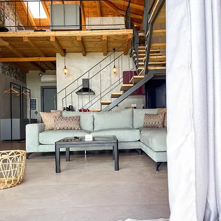 Villa Modern Stone With Swimming Pool Aliveri